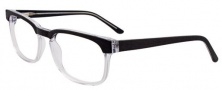 Easyclip EC333 Eyeglasses Eyeglasses - 90 Black / Clear / Grey Clip