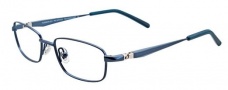 Easyclip EC332 Eyeglasses Eyeglasses - 50 Satin Navy / Grey Clip