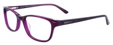 Easyclip EC328 Eyeglasses Eyeglasses - 80 Dark Purple / Grey Clip