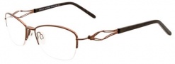 Easyclip EC327 Eyeglasses Eyeglasses - 10 Satin Brown / Brown Clip