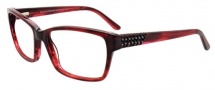 Easyclip EC325 Eyeglasses Eyeglasses - 30 Marbled Red / Grey Clip