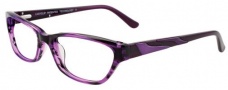 Easyclip EC324 Eyeglasses Eyeglasses - 80 Marbled Purple / Grey Clip