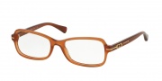 Coach HC6055 Eyeglasses Laurel Eyeglasses - 5251 Milky Saddle Orange