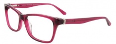 Easyclip EC321 Eyeglasses Eyeglasses - 30 Clear Dark Pink / Grey Clip