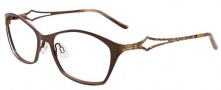 Easyclip EC320 Eyeglasses Eyeglasses - 10 Satin Brown / Brown Clip