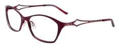 Easyclip EC320 Eyeglasses Eyeglasses - 30 Satin Burgundy / Grey Clip