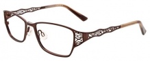 Easyclip EC319 Eyeglasses Eyeglasses - 10 Satin Chocolate / Brown Clip