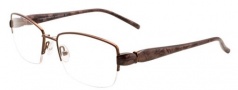 Easyclip EC313 Eyeglasses Eyeglasses - 15 Satin Chocoloate / Brown Clip