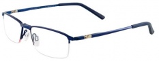 Easyclip EC299 Eyeglasses Eyeglasses - 50 Satin Royal Blue / Grey Clip