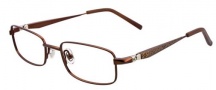 Easyclip EC331 Eyeglasses Eyeglasses - 10 Satin Brown / Brown Clip