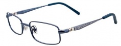 Easyclip EC331 Eyeglasses Eyeglasses - 50 Satin Steel Blue / Grey Clip