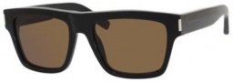 Yves Saint Laurent Bold 5/S Sunglasses Sunglasses - 0807/EC Black / Brown Lens