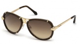 Roberto Cavalli RC885S Sunglasses Sunglasses - 28G Shiny Rose Gold / Brown Mirror