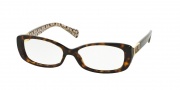 Coach HC6063 Eyeglasses Elizabeth Eyeglasses - 5262 Dark Tort/Dark Tort Sand Sig c