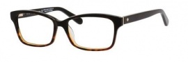 Kate Spade Sharla Eyeglasses Eyeglasses - 0EUT Black Tortoise Fade