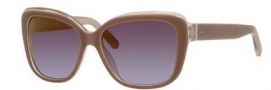 Bobbi Brown The Joan/S Sunglasses Sunglasses - 01S7 Mocha Sand (RH smok blue/bronze mirror lens)