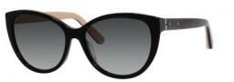 Bobbi Brown The Marilyn/S Sunglasses Sunglasses - 0JBD Black Nude (F8 gray gradient lens)