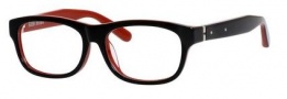 Bobbi Brown The Bobbi/F Eyeglasses Eyeglasses - 0JQC Black Red