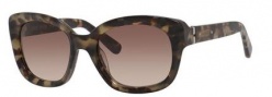 Bobbi Brown The Carmen/S Sunglasses Sunglasses - 01L9 Khaki Tortoise (B1 warm brown gradient lens)