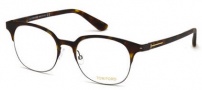 Tom Ford FT5347 Eyeglasses Eyeglasses - 052 Dark Havana
