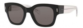 Marc by Marc Jacobs MMJ 469/S Sunglasses Sunglasses - 05E6 Black Black Crystal (Y1 gray lens)