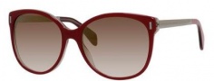 Marc by Marc Jacobs MMJ 464/S Sunglasses Sunglasses - 0A53 Burgundy Rey Ruthenium (QH brown mirror gold shaded lens)