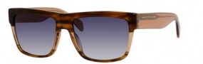 Marc by Marc Jacobs MMJ 456/S Sunglasses Sunglasses - 0AT4 Havana Beige (08 dark blue gradient lens)