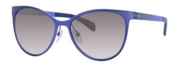 Marc by Marc Jacobs MMJ 451/S Sunglasses Sunglasses - 0AIU Crystal Blue (QP gray silver flash mirror gradien lens)