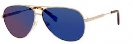 Marc by Marc Jacobs MMJ 444/S Sunglasses Sunglasses - 0J5G Gold (1G gray mi blue lens)
