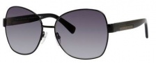 Marc by Marc Jacobs MMJ 442/S Sunglasses Sunglasses - 065Z Shiny Black (HD gray gradient lens)