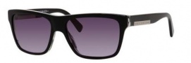 Marc by Marc Jacobs MMJ 441/S Sunglasses Sunglasses - 0KVF Black Striped (HD gray gradient lens)
