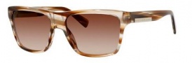 Marc by Marc Jacobs MMJ 441/S Sunglasses Sunglasses - 0KVI Striped Brown (JD brown gradient lens)