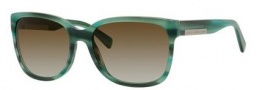 Marc by Marc Jacobs MMJ 440/S Sunglasses Sunglasses - 0KVJ Striped Green (IF brown gradient azure lens)