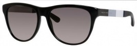Marc by Marc Jacobs MMJ 408/S Sunglasses Sunglasses - 06WH Black (EU gray gradient lens)
