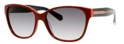 Marc by Marc Jacobs MMJ 387/S Sunglasses Sunglasses - 0FLX Burgundy Orange Red (JJ gray gradient lens)