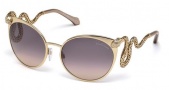 Roberto Cavalli RC890S Sunglasses Sunglasses - 28F Shiny Rose Gold / Gradient Brown