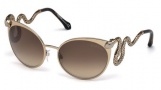 Roberto Cavalli RC890S Sunglasses Sunglasses - 34F Shiny Light Bronze / Gradient Brown