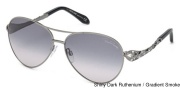 Roberto Cavalli RC920S-A Sunglasses Sunglasses - 12B Shiny Dark Ruthenium / Gradient Smoke