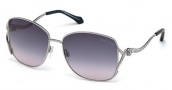 Roberto Cavalli RC887S Sunglasses Sunglasses - 16B Shiny Palladium / Gradient Smoke