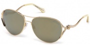 Roberto Cavalli RC886S Sunglasses Sunglasses - 28G Shiny Rose Gold / Brown Mirror