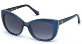 Roberto Cavalli RC888S Sunglasses Sunglasses - 90W Shiny Blue / Blue Gradient