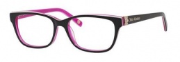 Juicy Couture Juicy 154 Eyeglasses Eyeglasses - 0FL8 Black Floral / Pink