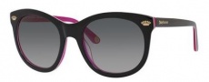 Juicy Couture Juicy 576/S Sunglasses  Sunglasses - 0FL8 Black Floral Pink (Y7 gray gradient lens)