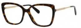 Marc Jacobs 615 Eyeglasses Eyeglasses - 0ANT Dark Havana Gold