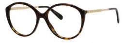 Marc Jacobs 599 Eyeglasses Eyeglasses - 0ANT Dark Havana Gold
