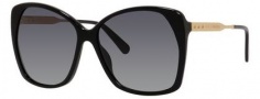 Marc Jacobs 614/S Sunglasses Sunglasses - 0ANW Black Gold (HD gray gradient lens)