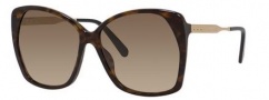 Marc Jacobs 614/S Sunglasses Sunglasses - 0ANT Dark Havana Gold (CC brown gradient lens)