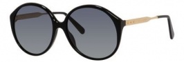 Marc Jacobs 613/S Sunglasses Sunglasses - 0ANW Black Gold (HD gray gradient lens)