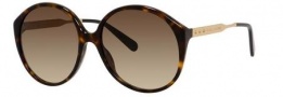 Marc Jacobs 613/S Sunglasses Sunglasses - 0ANT Dark Havana Gold (CC brown gradient lens)