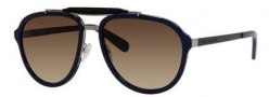 Marc Jacobs 592/S Sunglasses Sunglasses - 054J Blue Ruthenium Black (CC brown gradient lens)